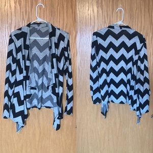 Charlotte Russe chevron cardigan
